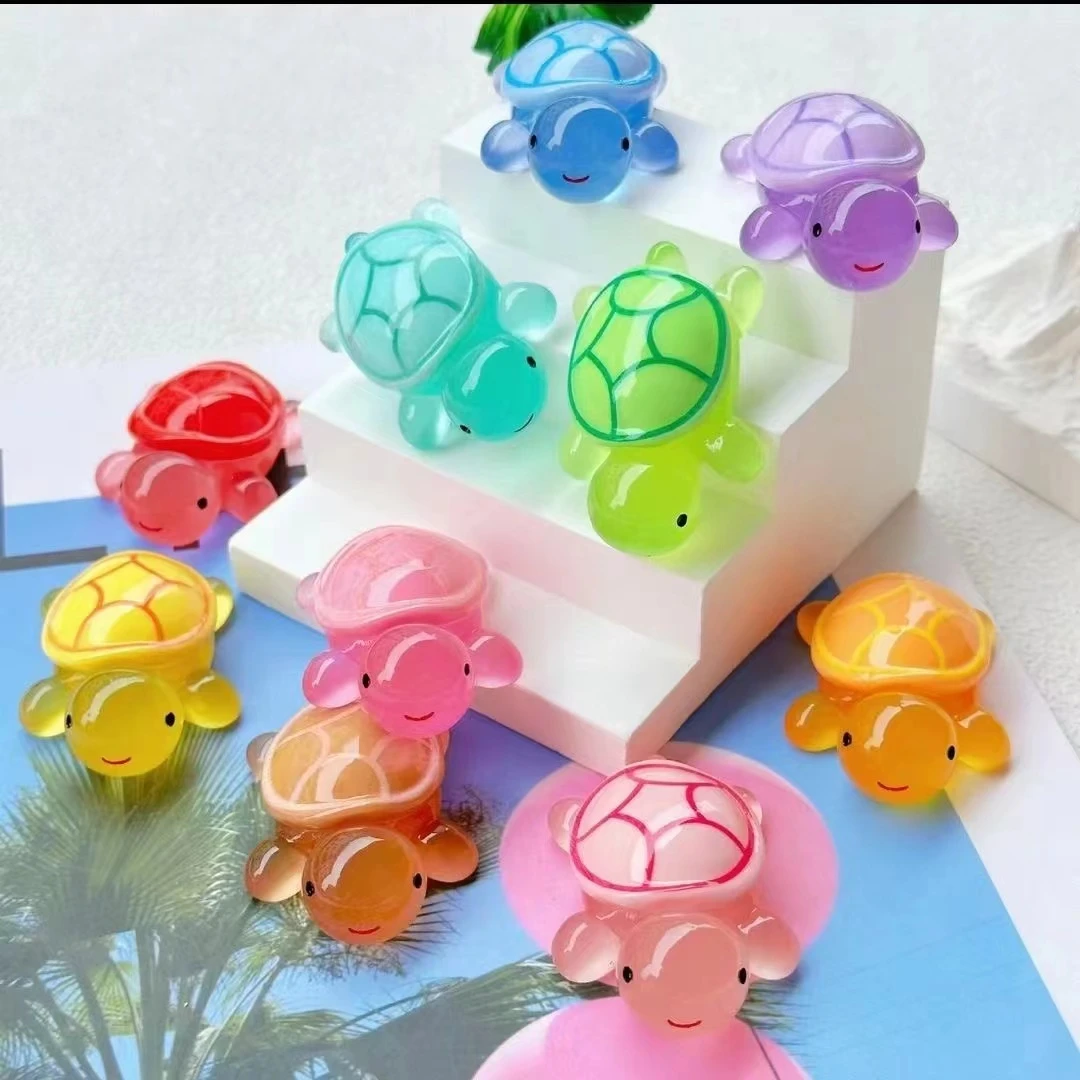 【复制单团拆不排队】【直播拆】大乌龟夜光树脂5个人秒发车玩具摆件