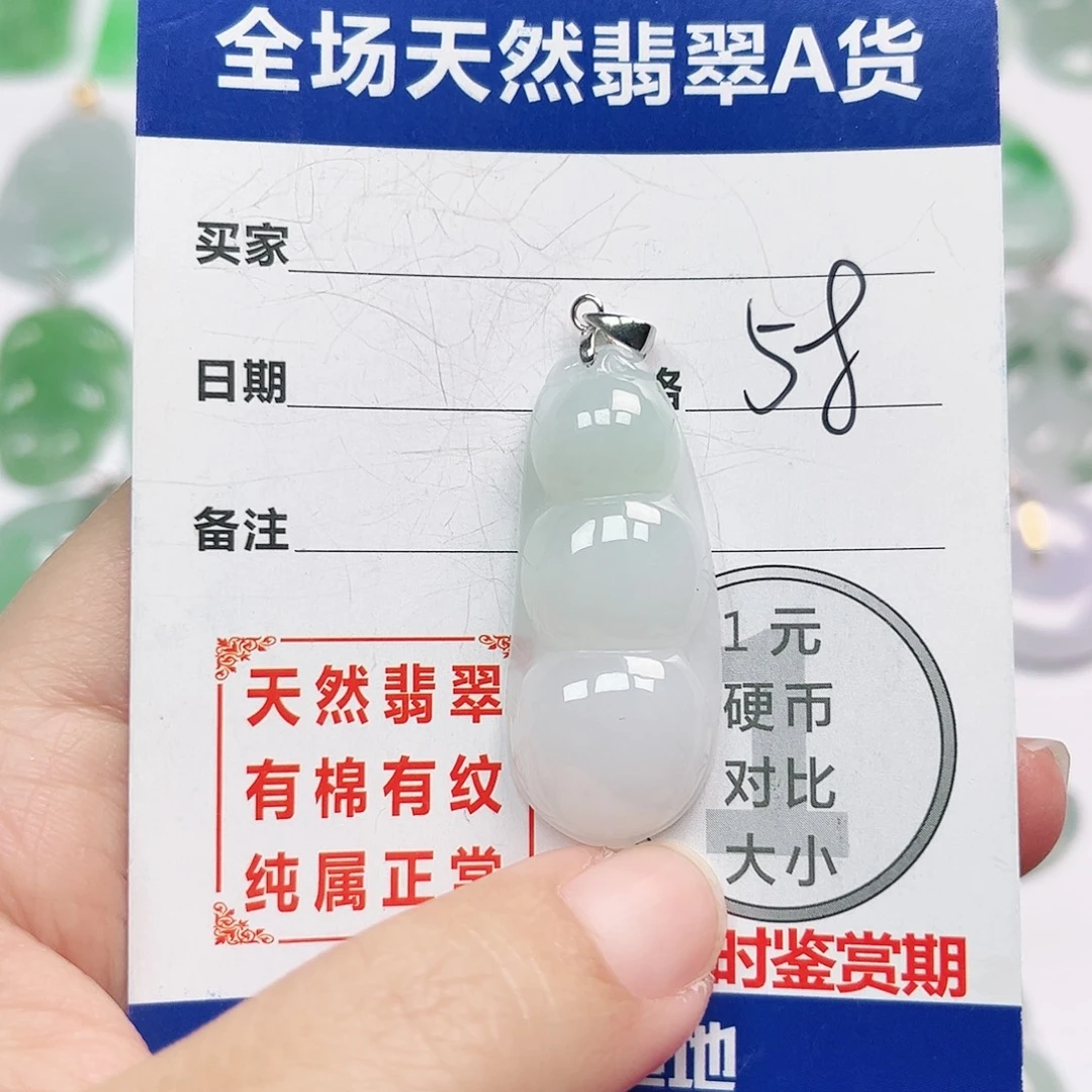 翡翠银S925镶嵌颈饰