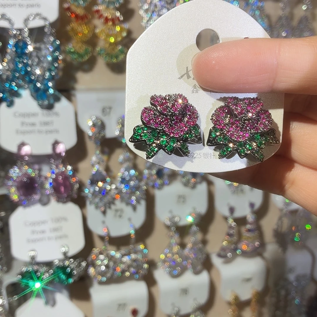 王****锆石铜合金925银针