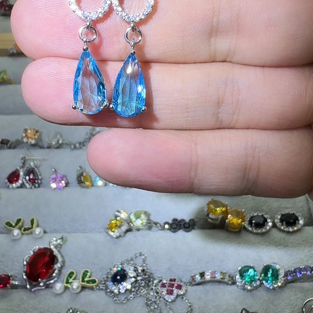 银S925镶嵌水晶戒指