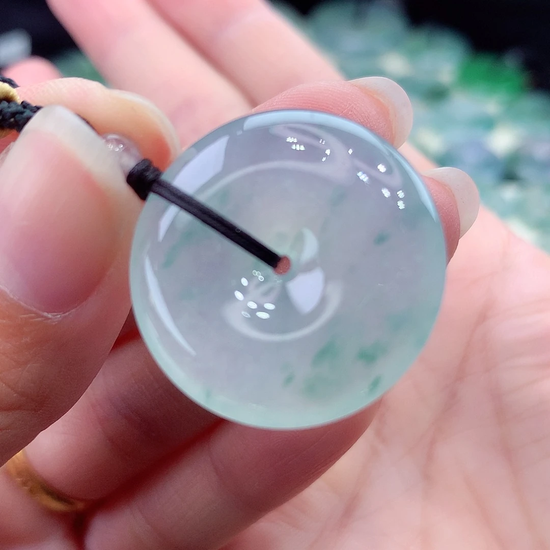 颈饰未镶嵌翡翠编号47尺寸26.4-6.3