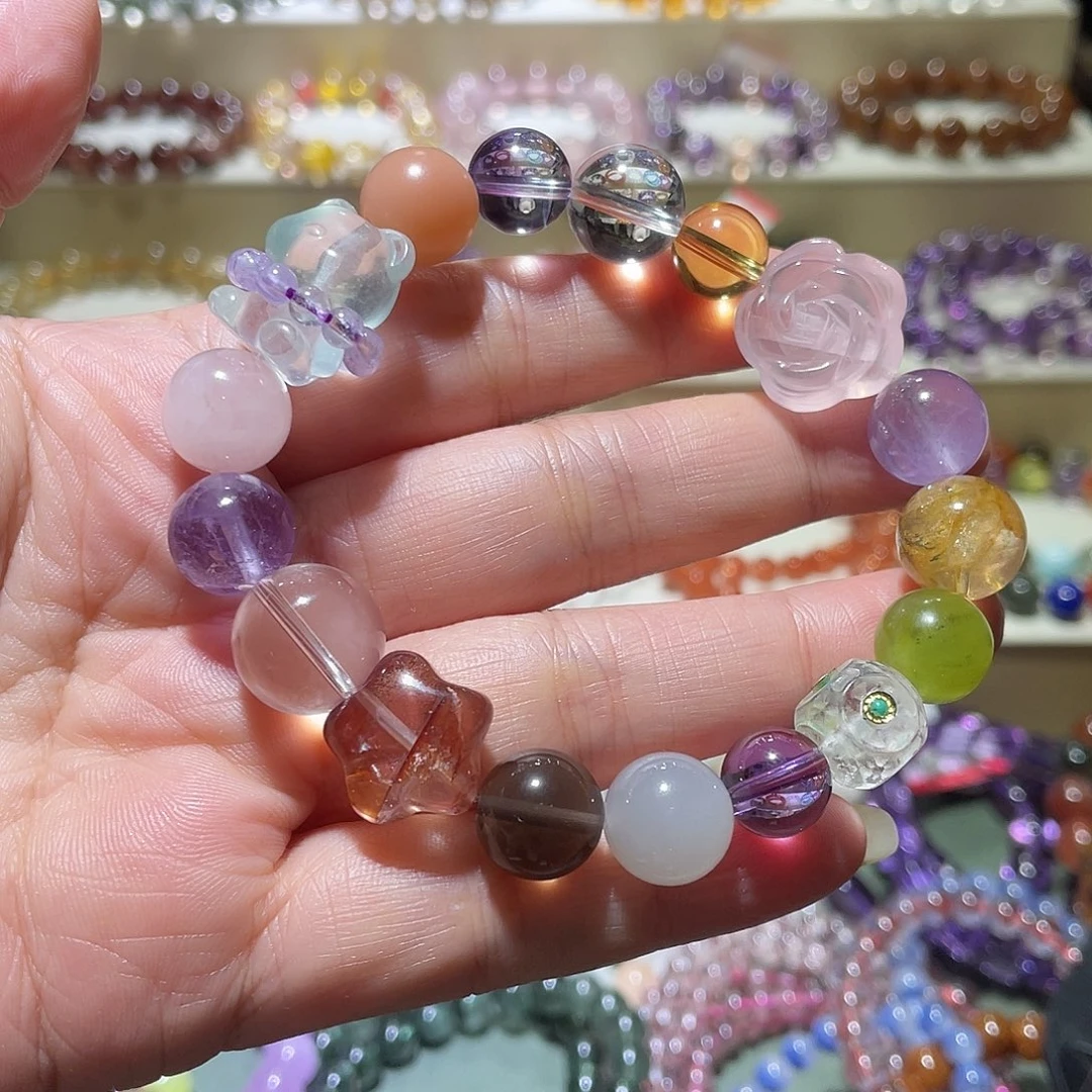 手链未镶嵌水晶多宝