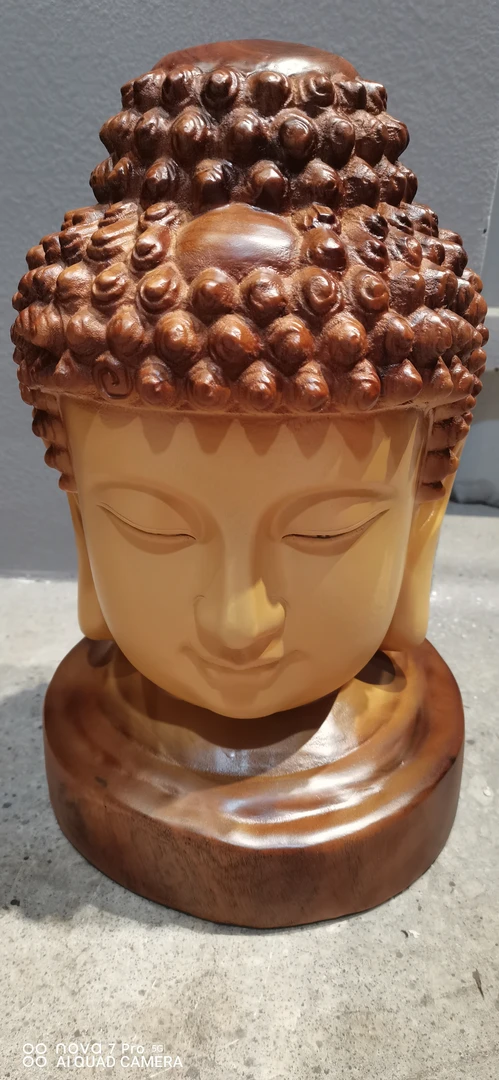 香樟木人物雕刻摆件