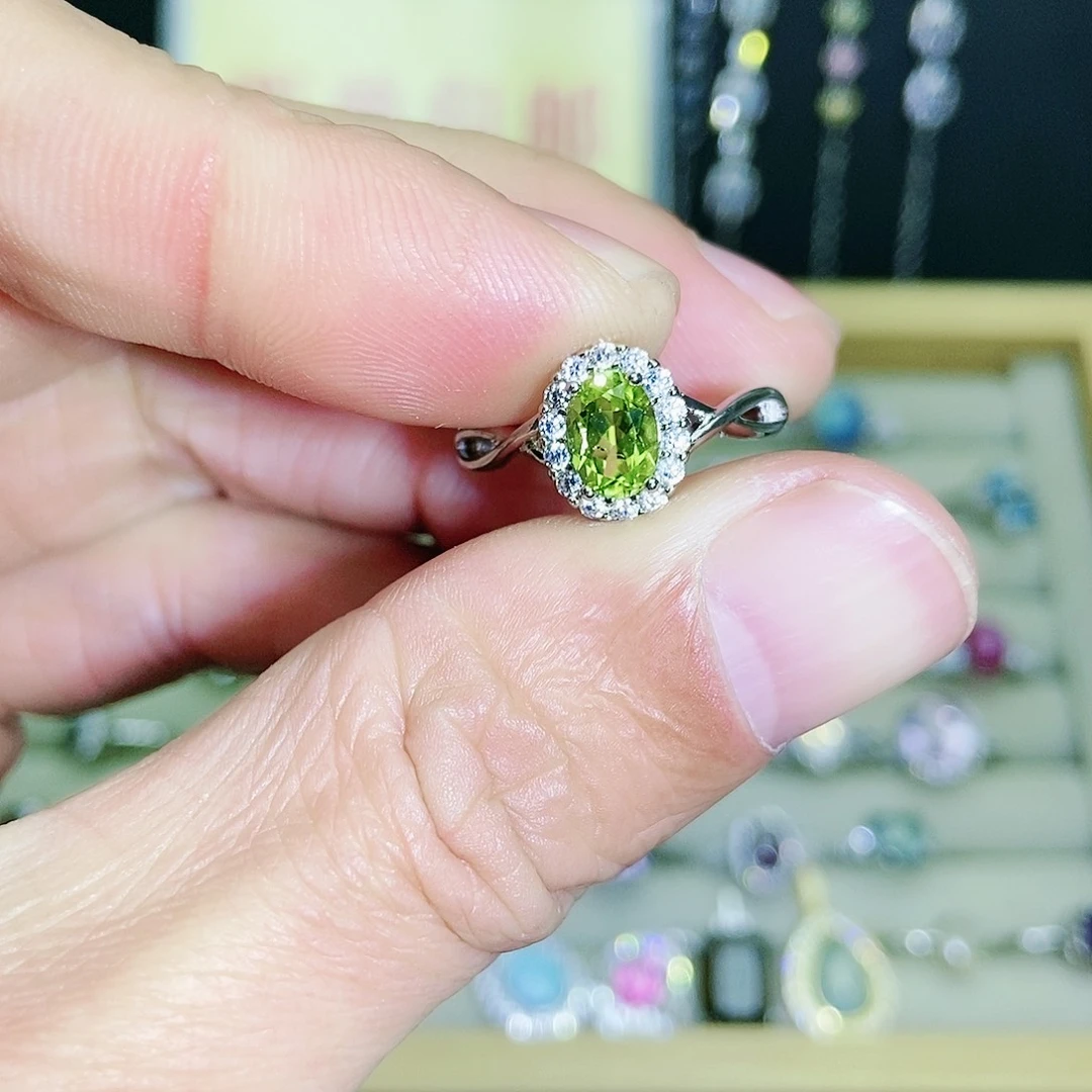 【闪购商品】未镶嵌戒指橄榄石