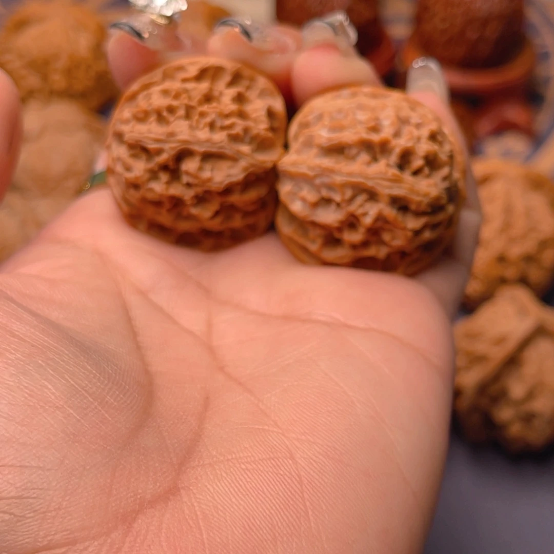 文玩核桃把件奋*斗33苹果圆