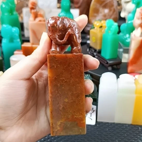 印石寿山石高山纽