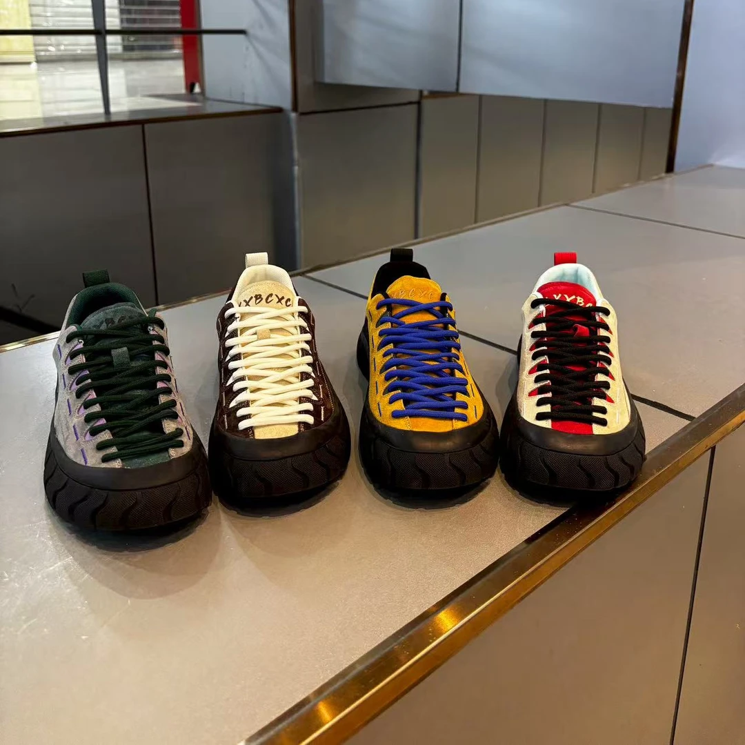 【皮鞋码】新款皮面个性系带百搭软底轻便男款潮鞋