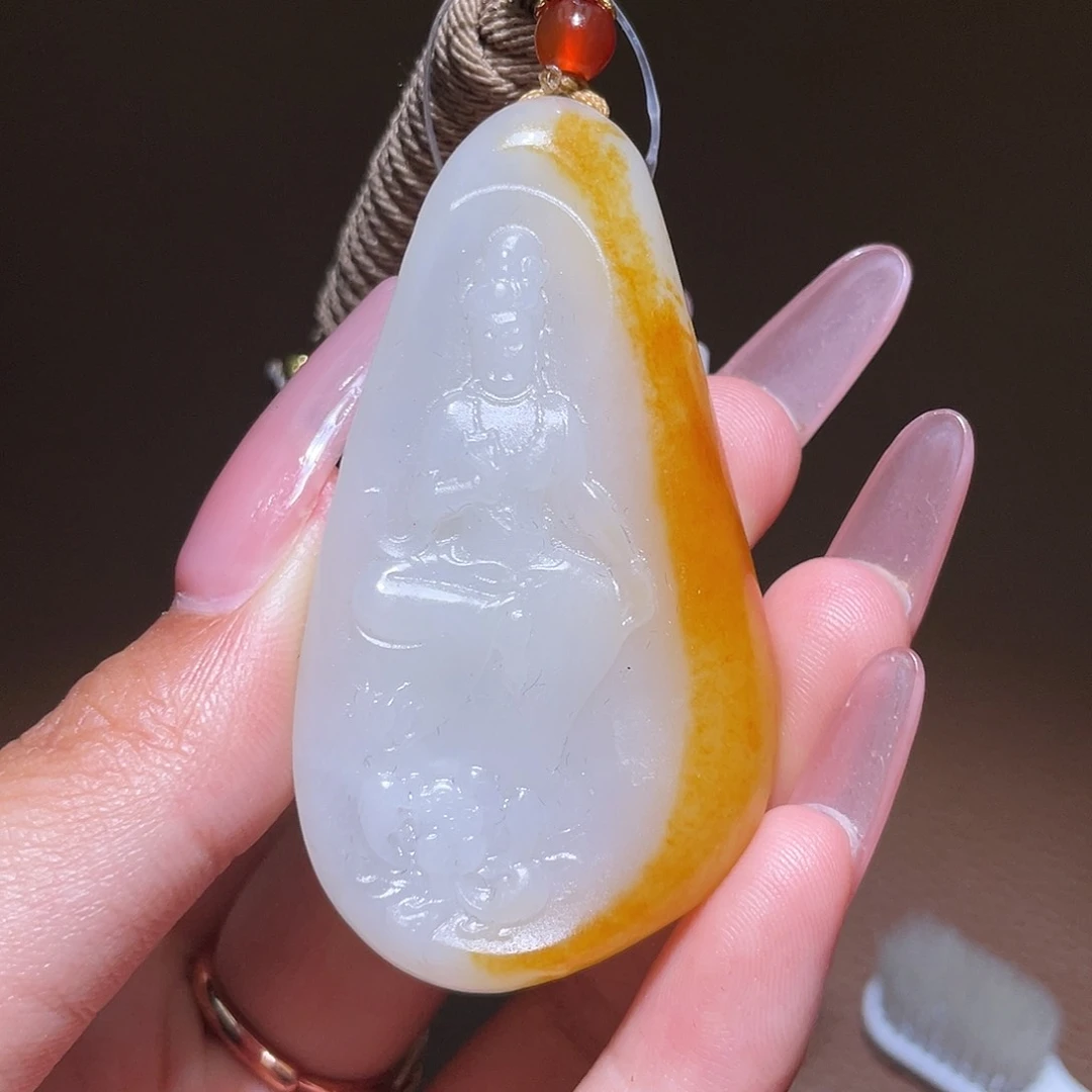 和田玉未镶嵌颈饰D2