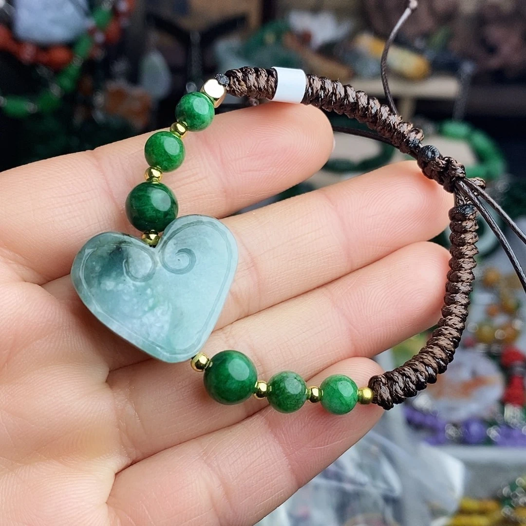 翡翠未镶嵌手链39