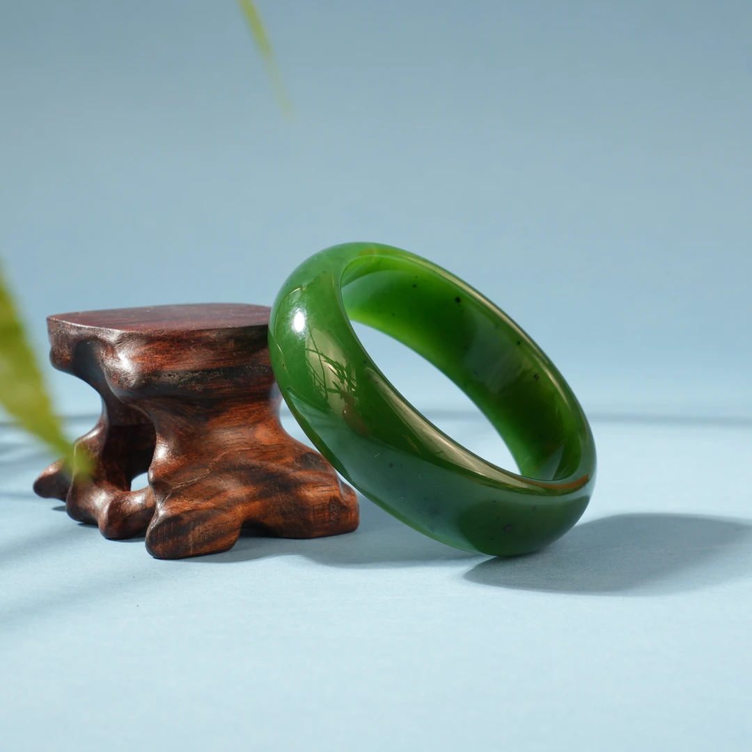 盟世玉碧玉手镯58.49mm 01028676