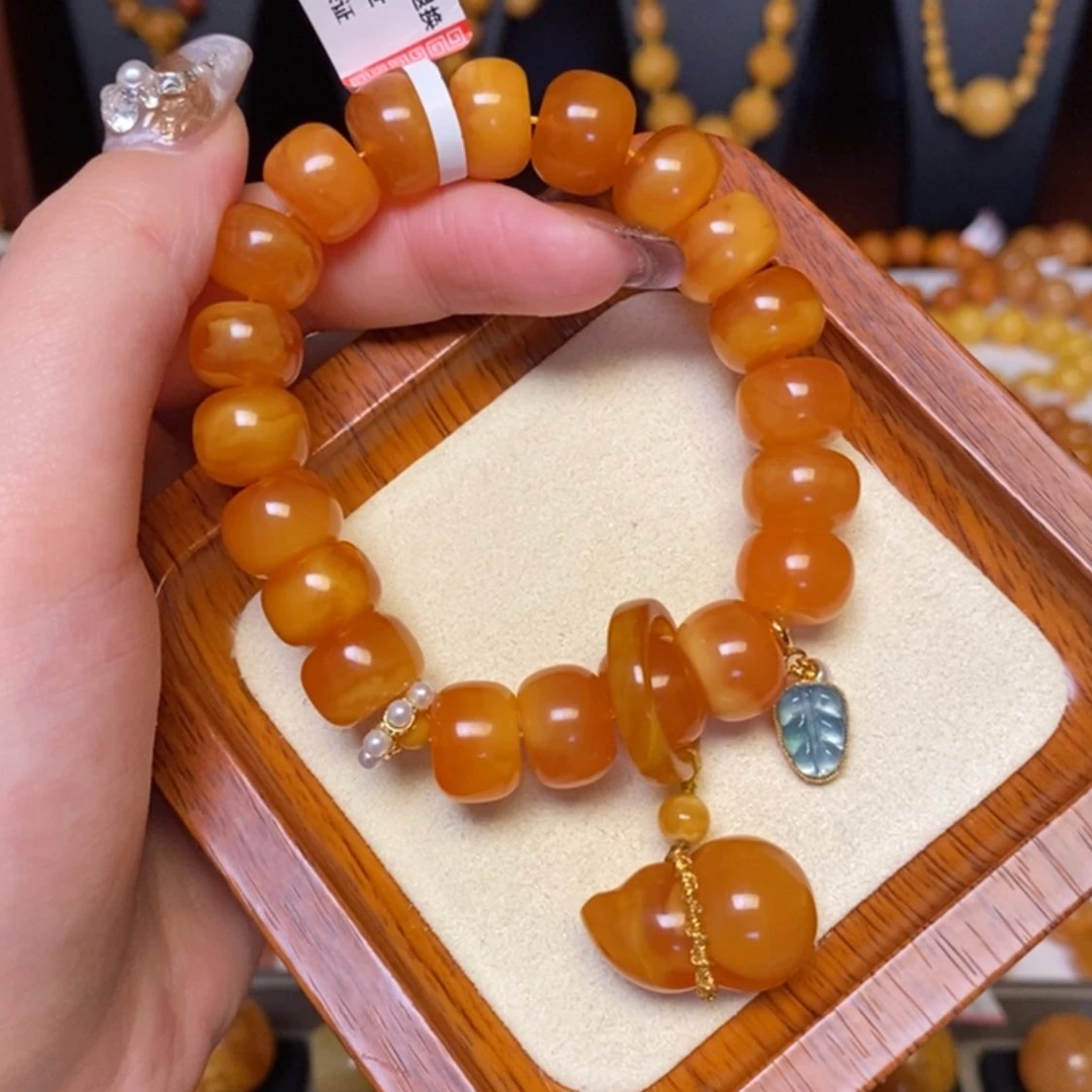 【闪购商品】蜜蜡手链未镶嵌手串