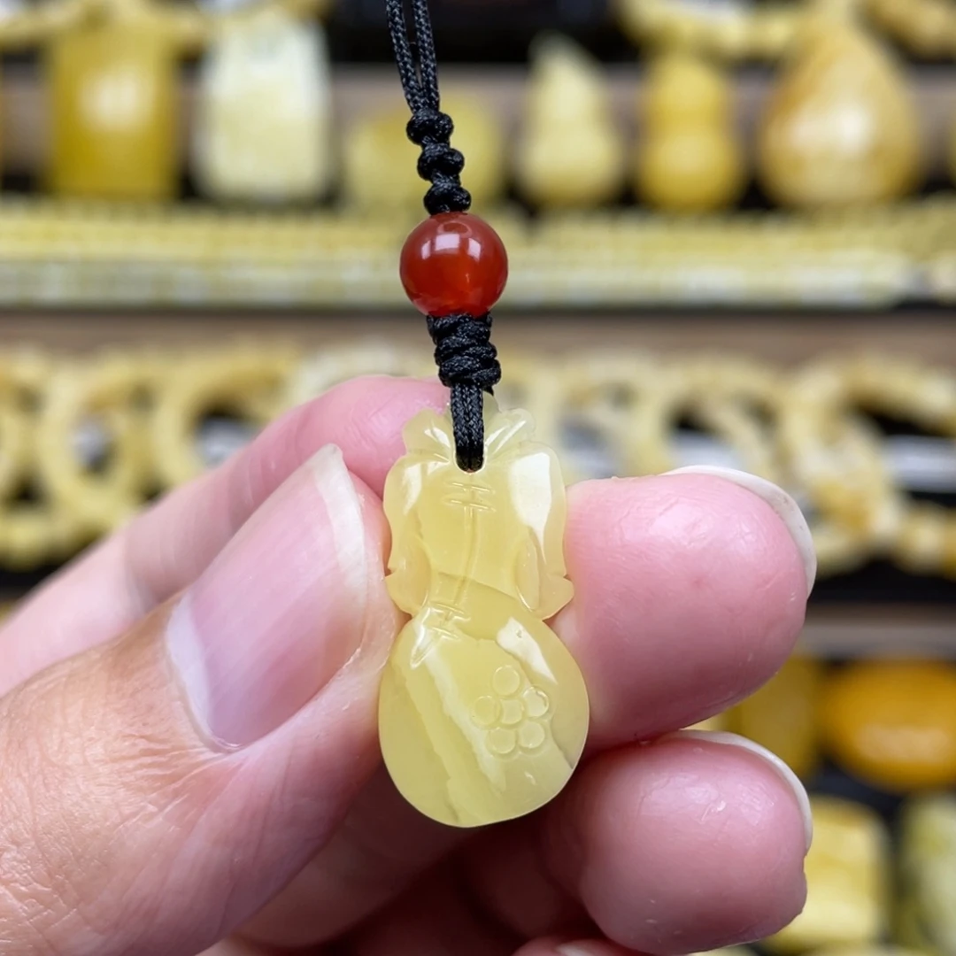 琥珀裸石未镶嵌琥珀蜜蜡