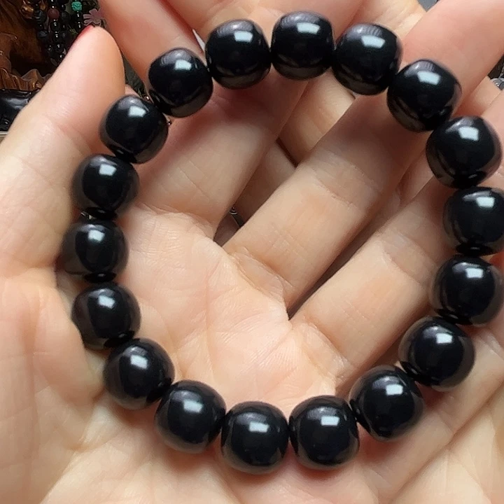 和田玉（墨玉）未镶嵌吊坠(赠链)卡12老型高羊脂