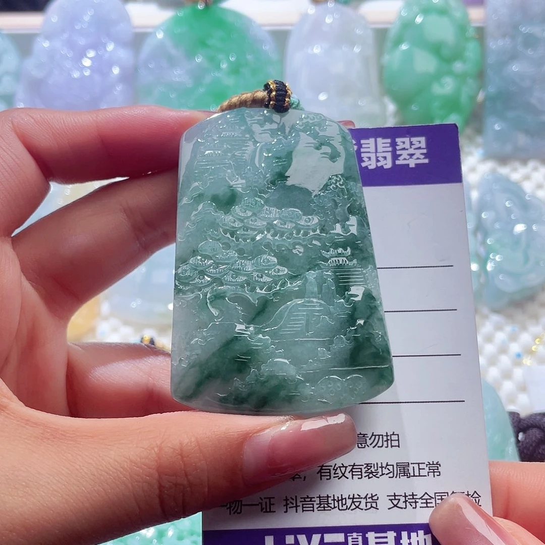颈饰未镶嵌翡翠翡翠