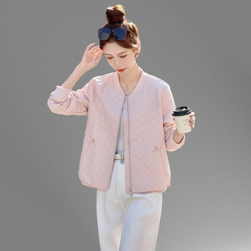 棒球服休闲短外套女春秋2025新款小个子洋气减龄开衫夹克百搭上衣