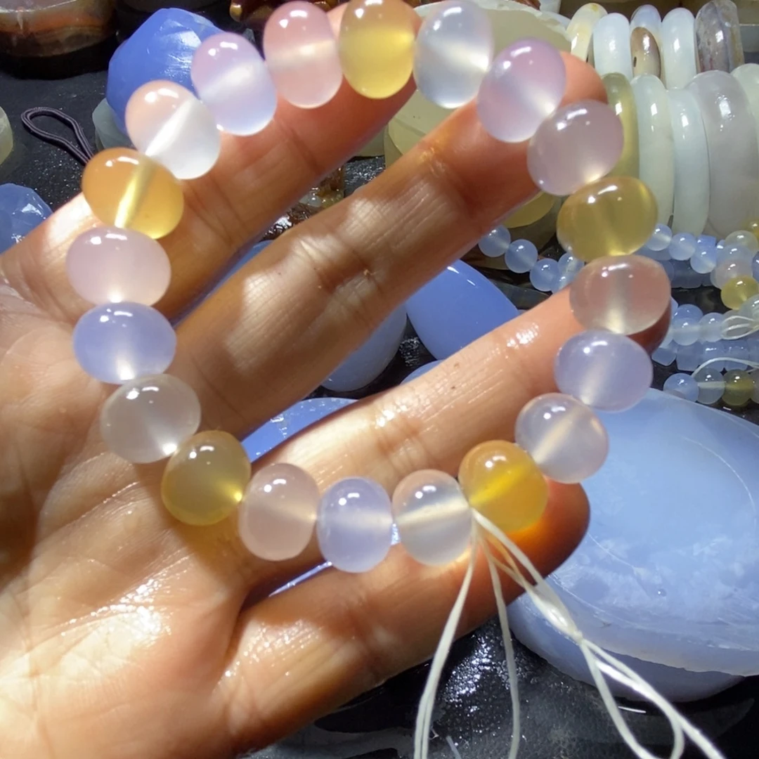 玛瑙/玉髓未镶嵌手链