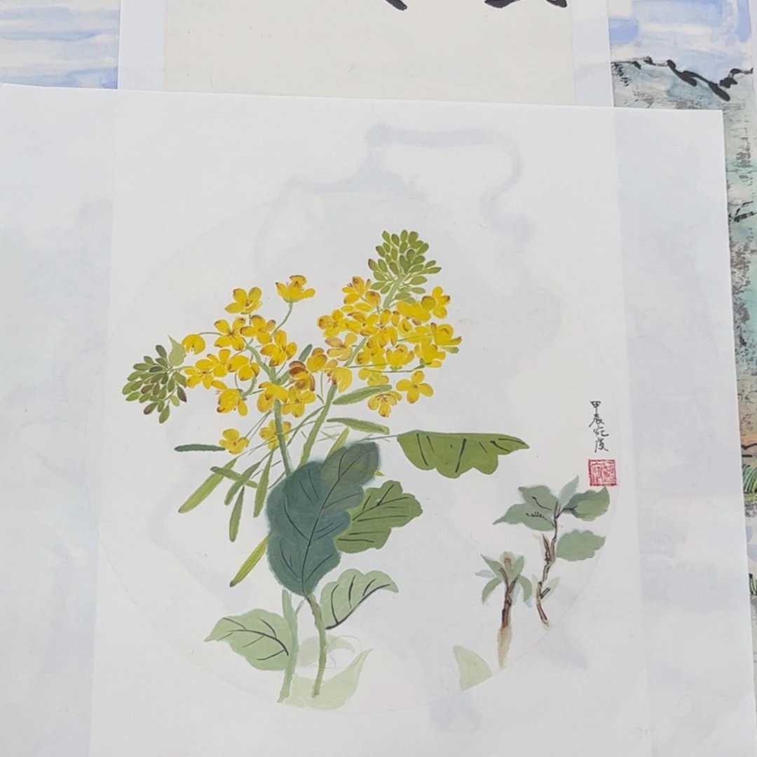 国画宛虞老师42圆片琪