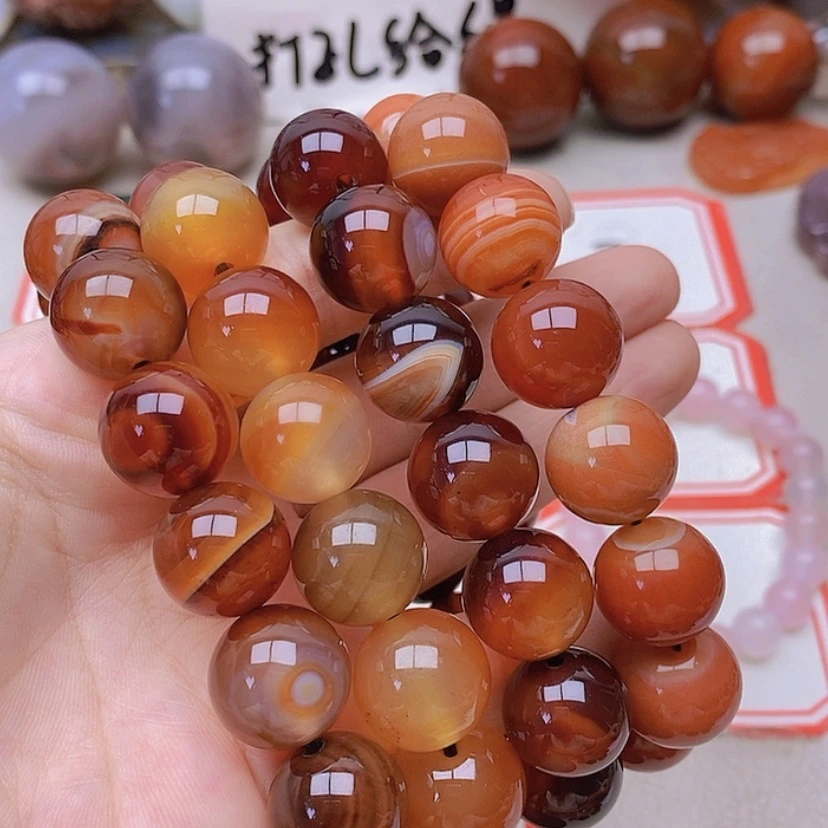 【闪购商品】未镶嵌玛瑙/玉髓珠宝半成品观***心