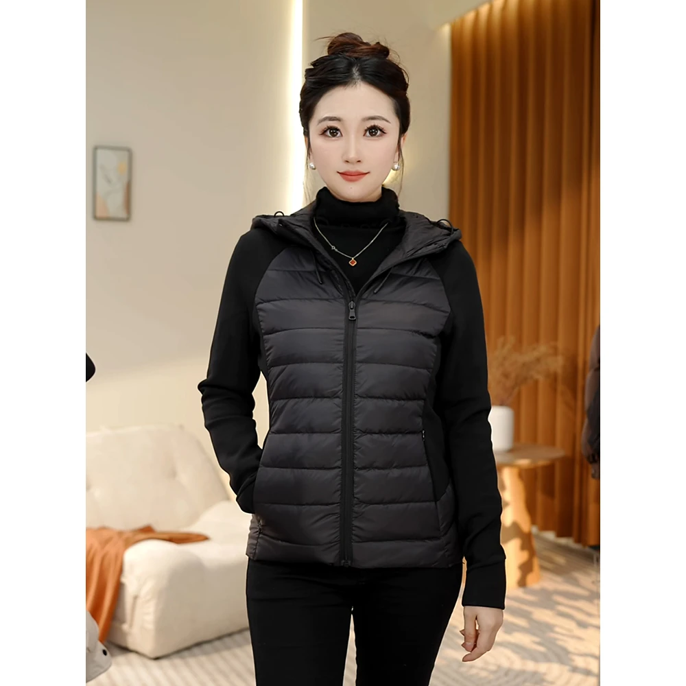 9052短款羽绒服女款新款冬季2024年正品洋气白鸭绒休闲冬装