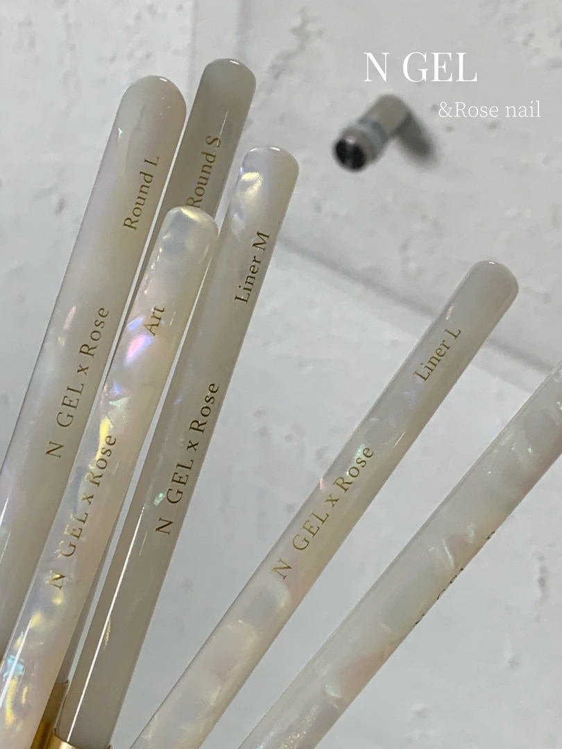 N GEL&rose nail玫瑰联名醋酸系列美甲笔美甲笔刷