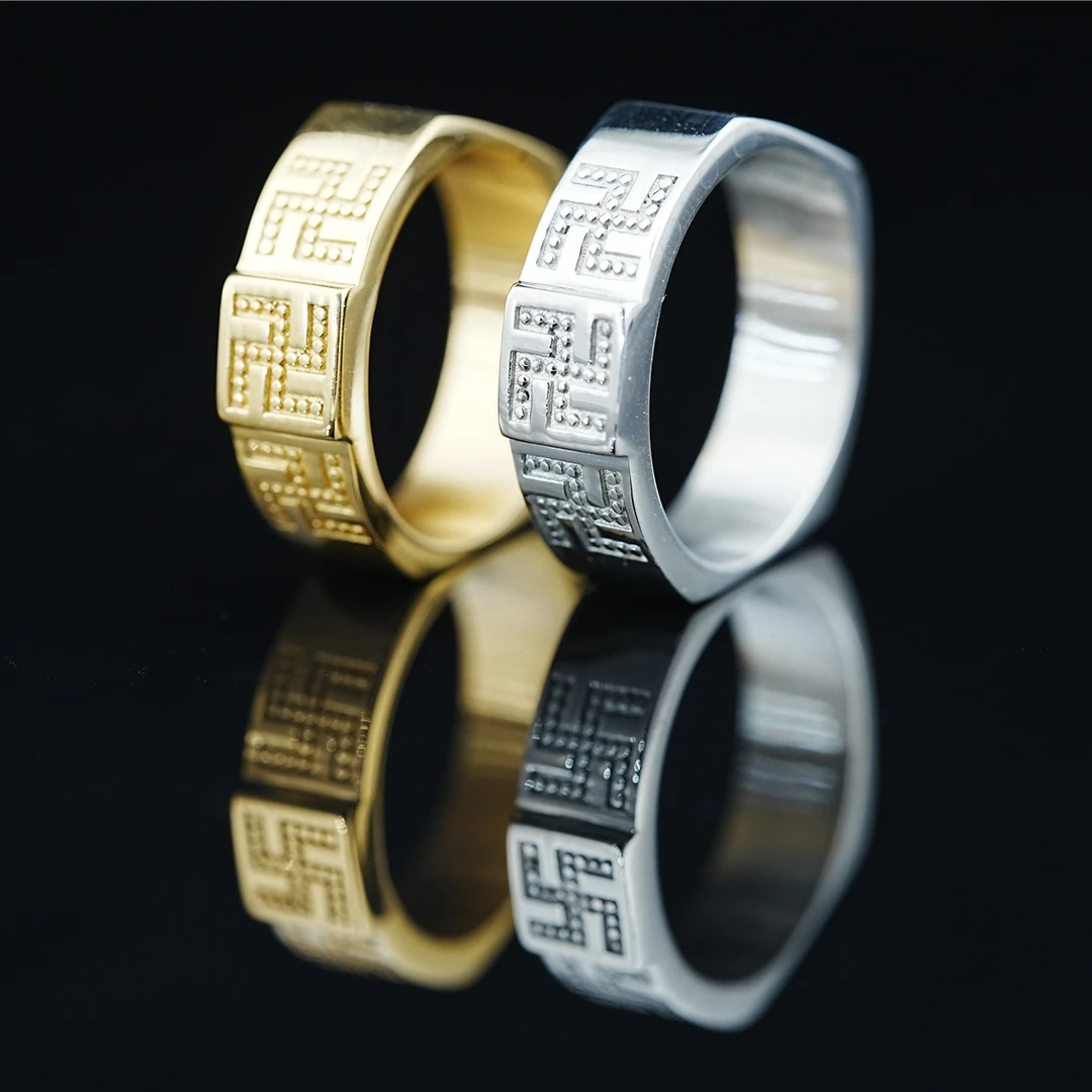 【莓柚】不掉色六边形男士高清反光看清扑克牌魔术道具指环整蛊