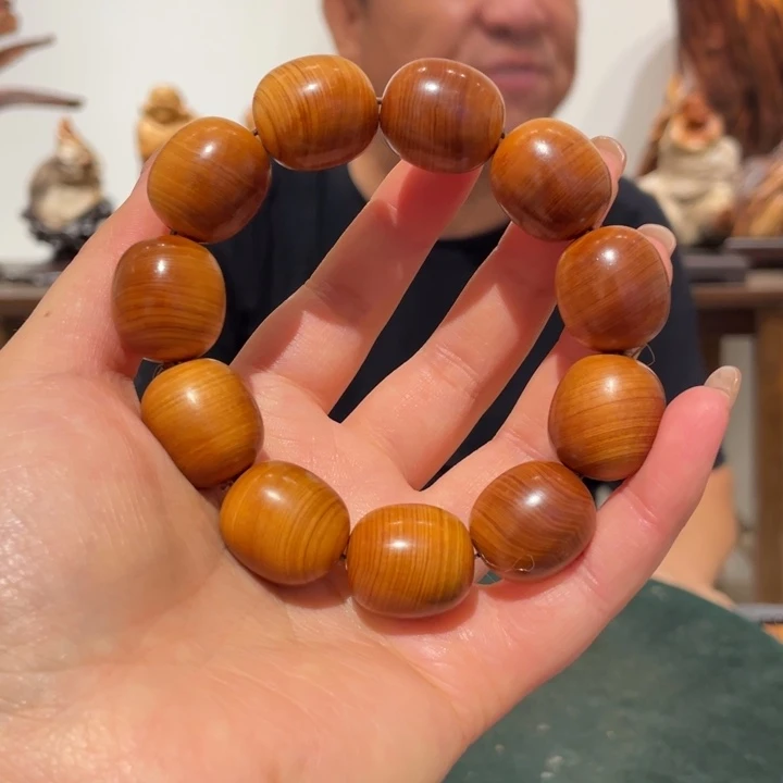 柏木（崖柏）枣型珠1.8*2.0手串