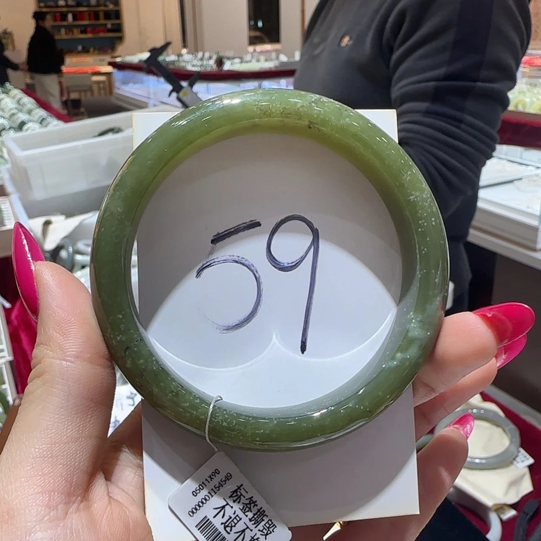 和田玉未镶嵌手镯620