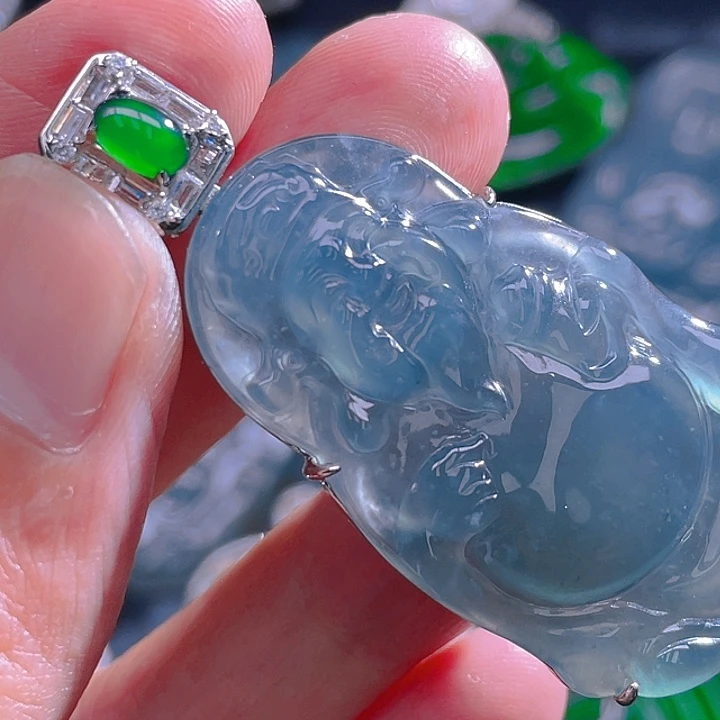 颈饰未镶嵌翡翠翡翠