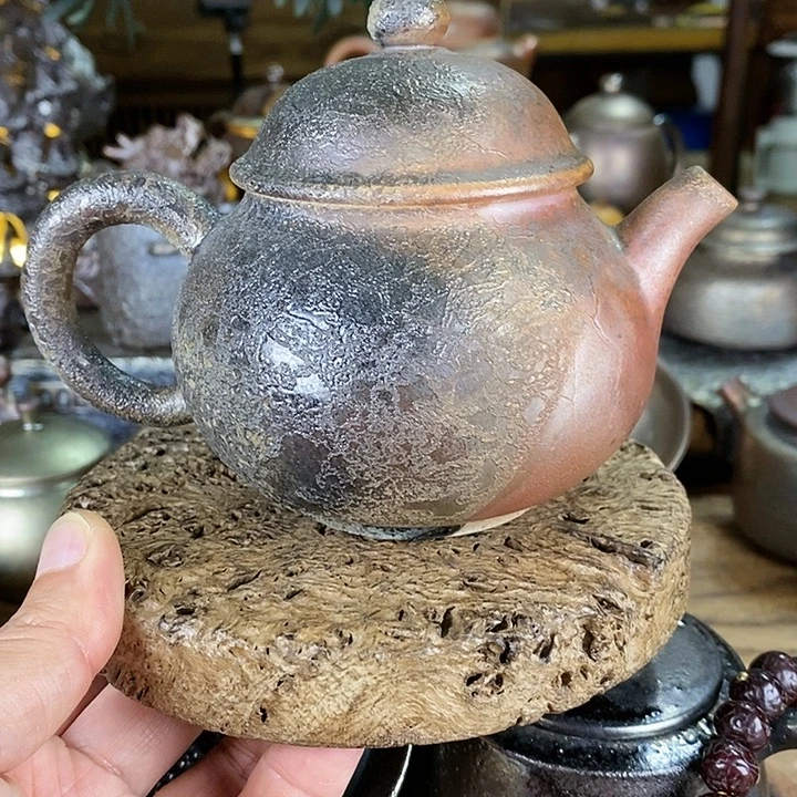 建水紫陶柴烧茶器，00017