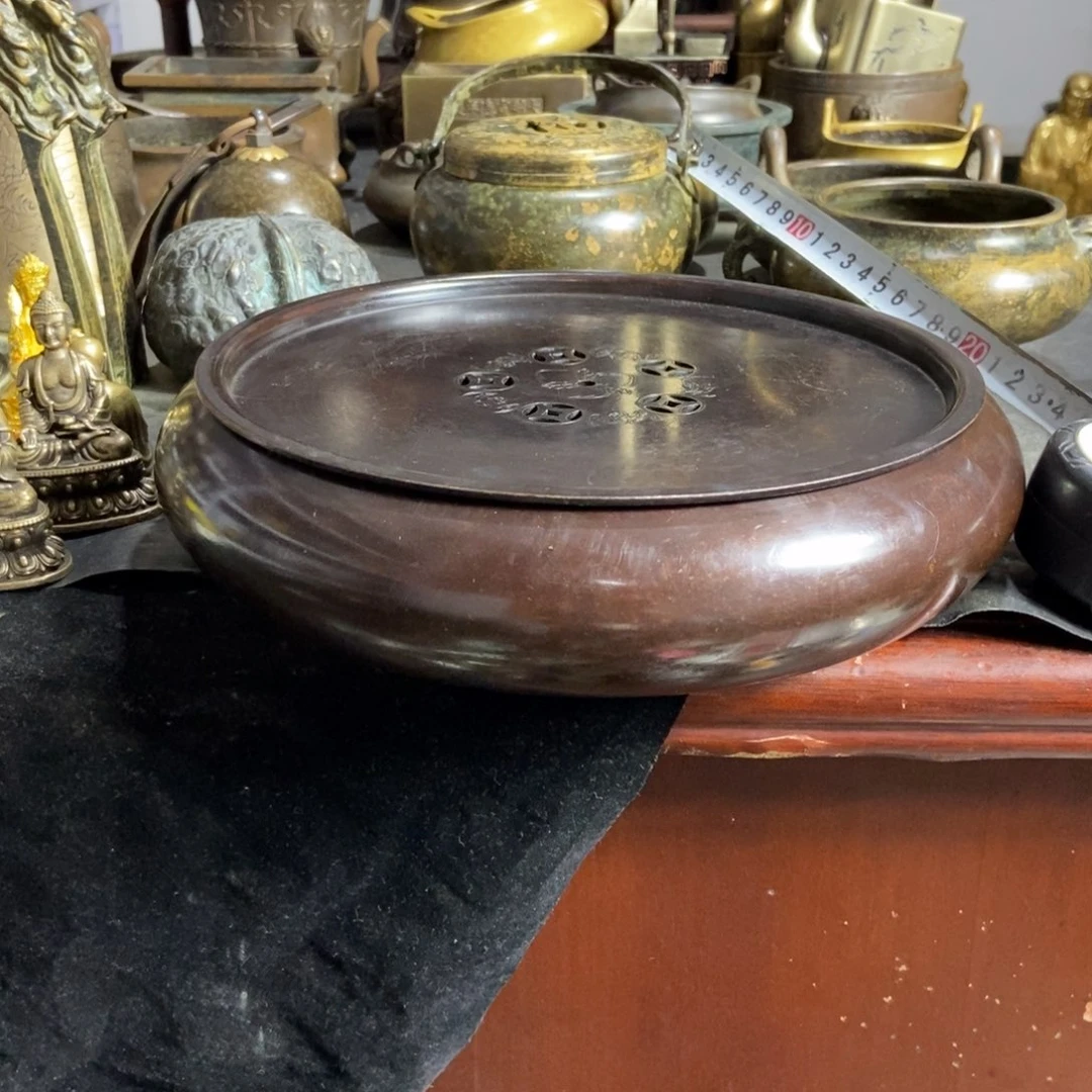 中***化铜器工艺品摆件香炉摆件