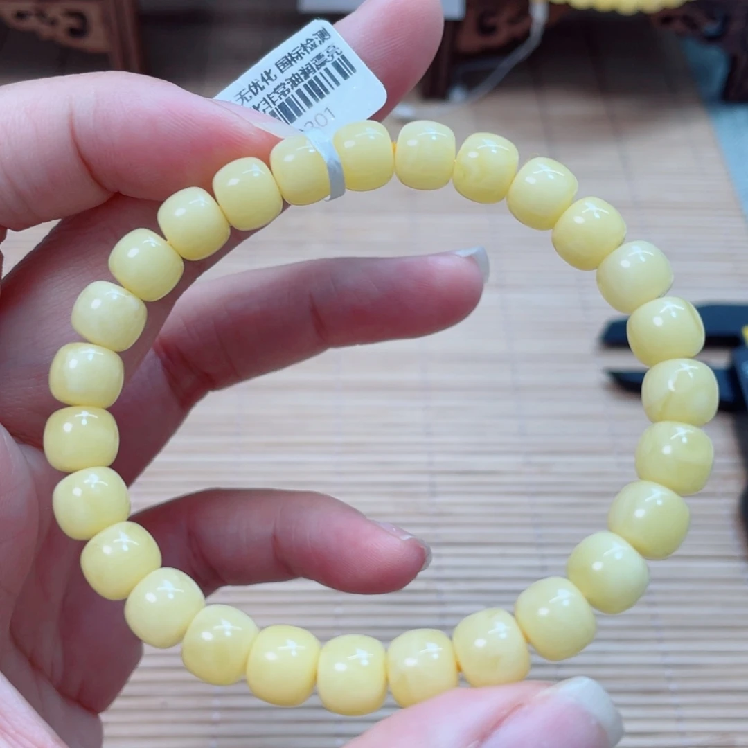 蜜蜡未镶嵌手串蜜蜡