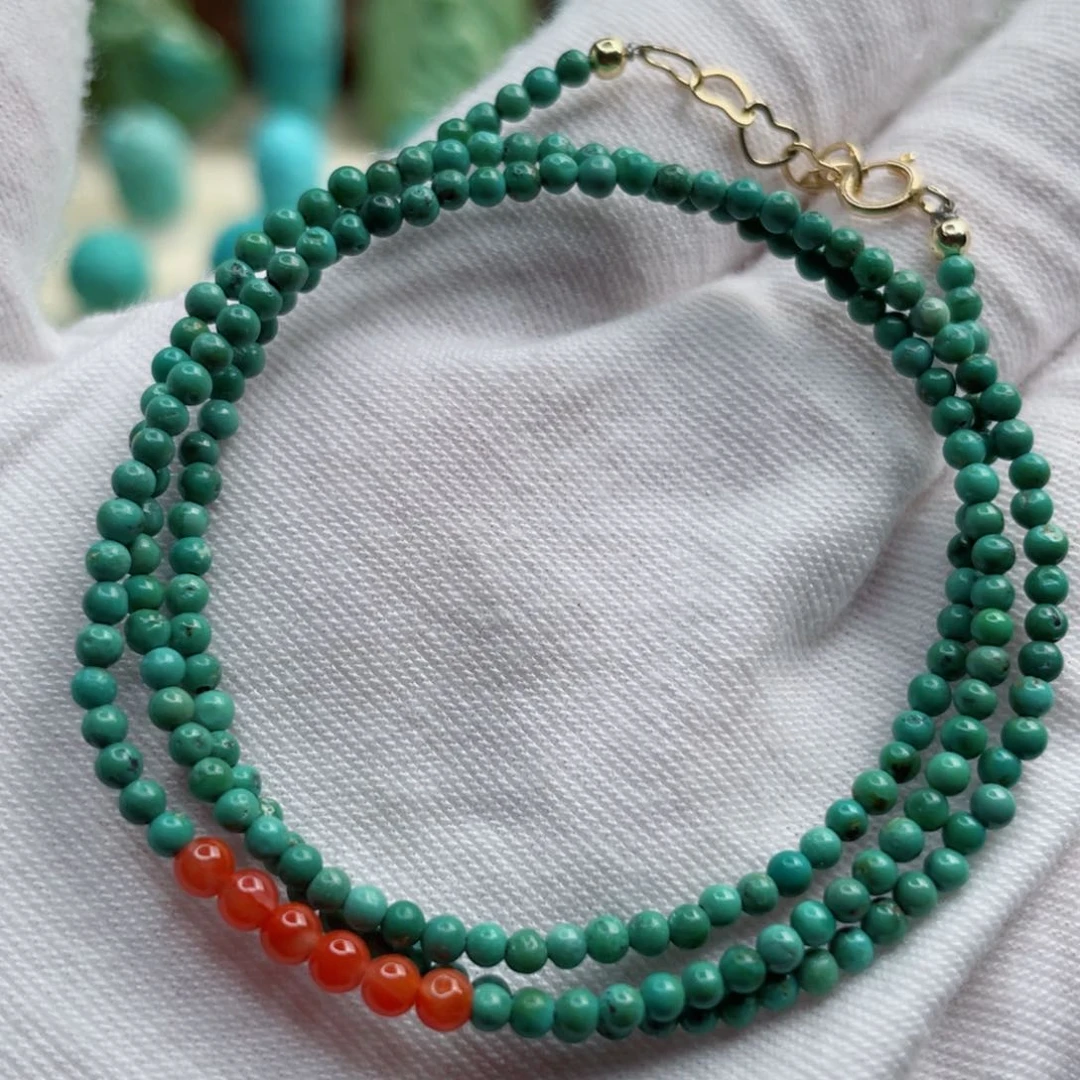 未镶嵌绿松石珠宝奇石