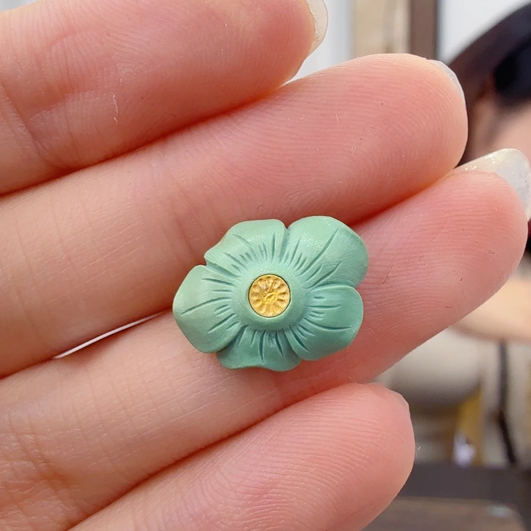 绿松石未镶嵌珠宝半成品