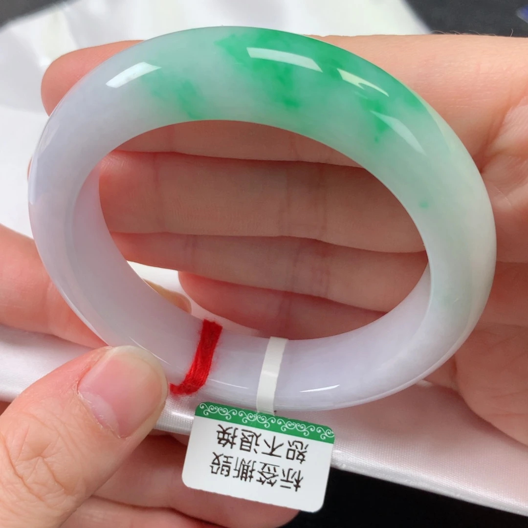 未镶嵌手镯翡翠缅甸天然翡翠手镯53