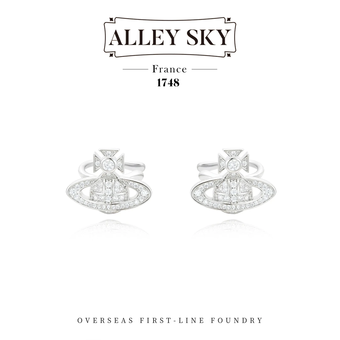 【星环光辉】Alley Sky法式轻奢耳夹F1618