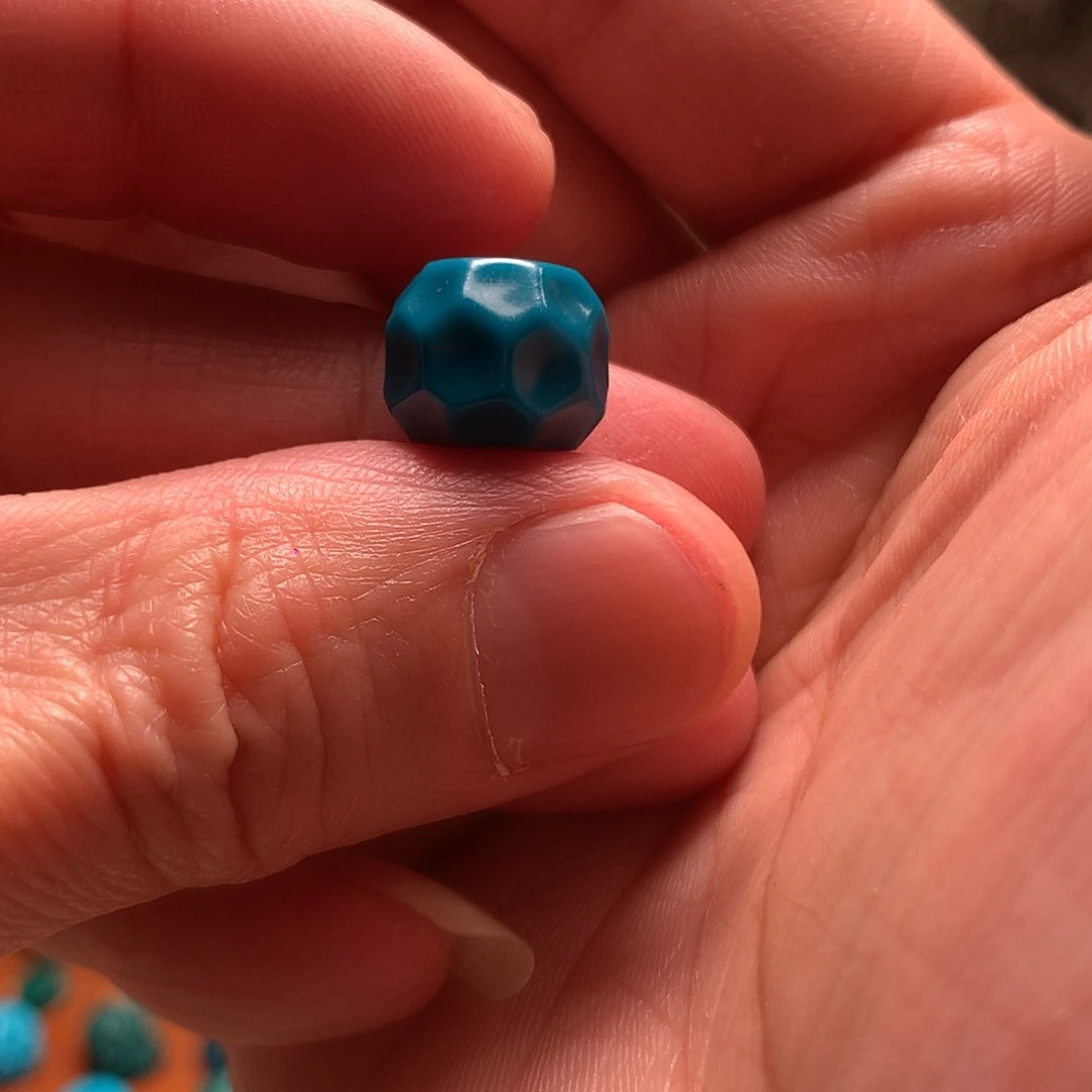 琉璃颈饰地狱蓝12mm无相