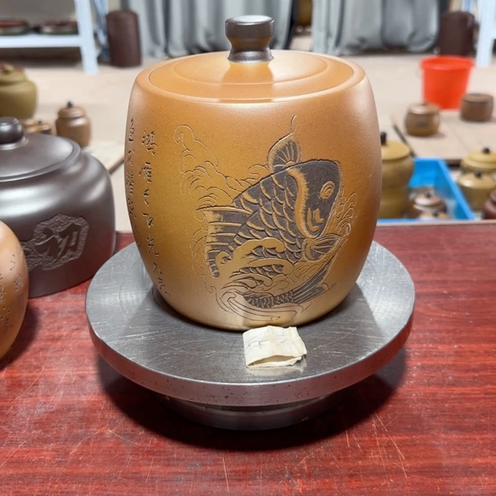 紫砂茶叶罐。。。。。。。。。。