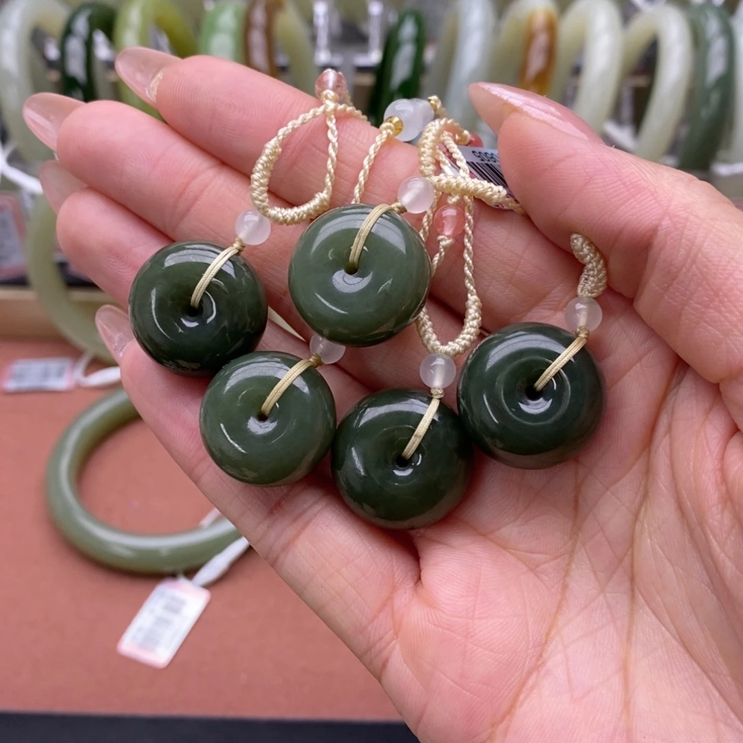 和田玉未镶嵌吊坠(不含链)多样性拍一发一