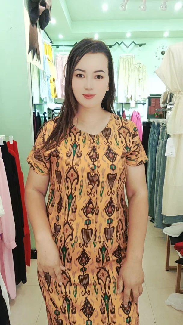 民族风atlas半裙套装时尚夏季大码