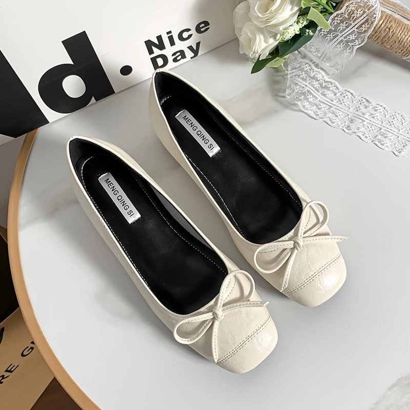 真皮小香风内增高单鞋女新款浅口法式温柔玛丽珍配裙子小码32一33