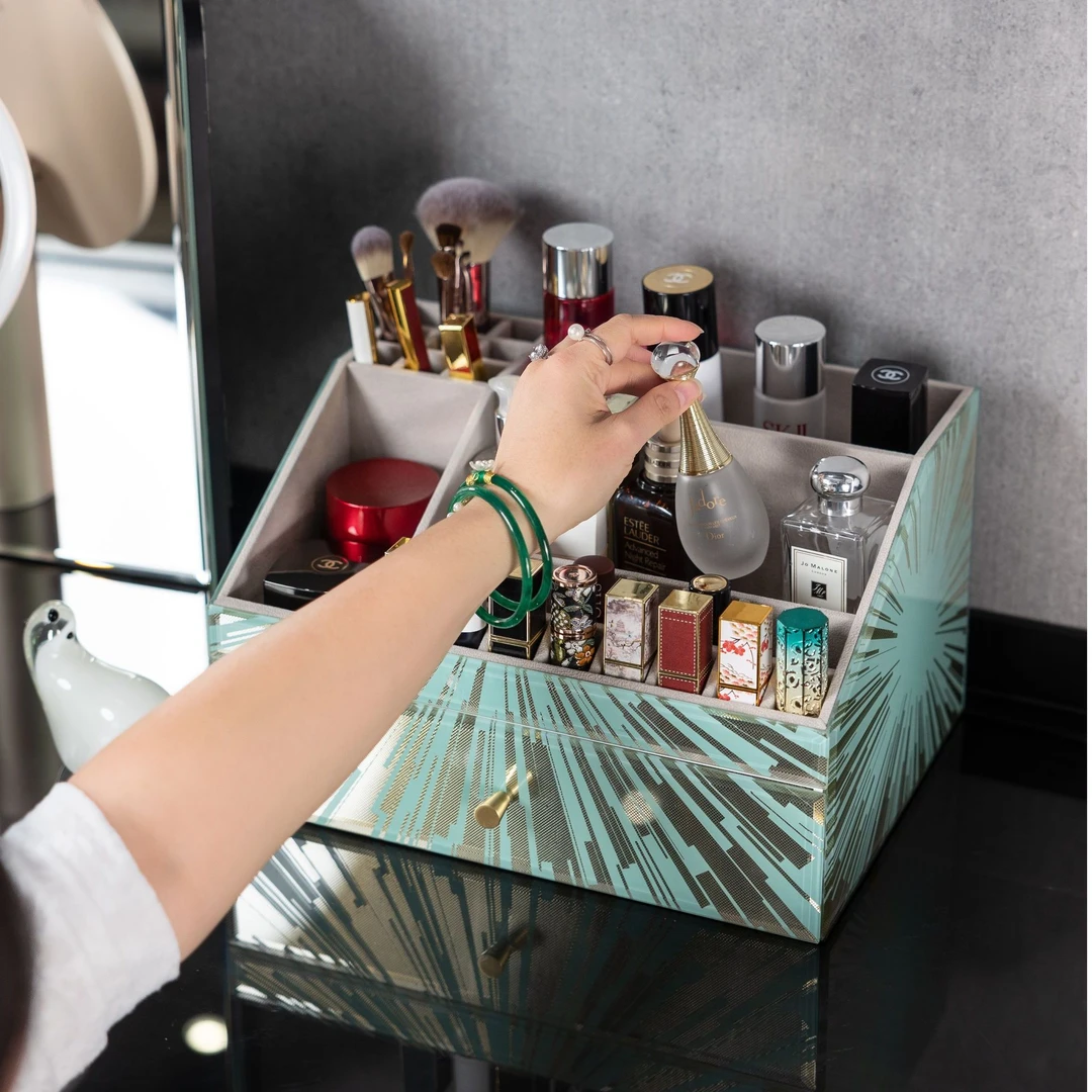 周年庆回馈---海洋之心化妆品收纳盒