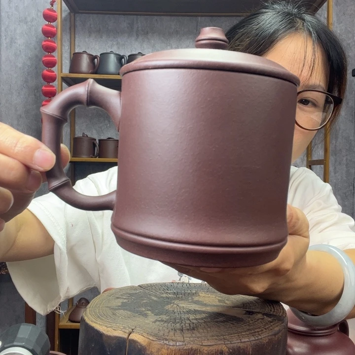 茶杯紫砂原矿紫砂杯