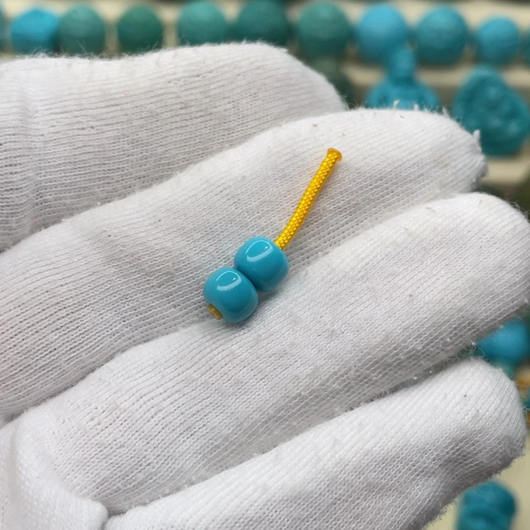 绿松石未镶嵌颈饰卡6.6