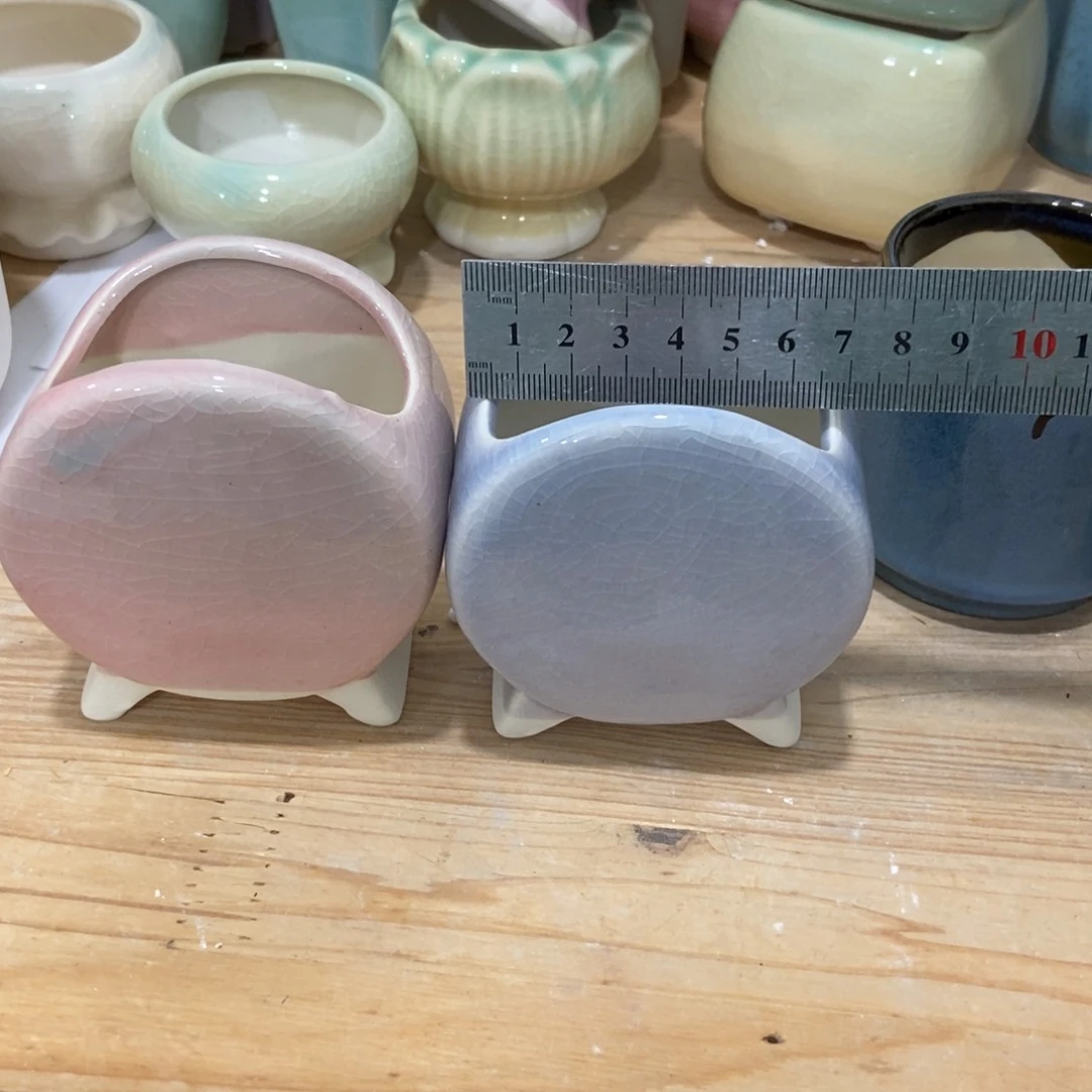 红陶高温陶瓷花盆