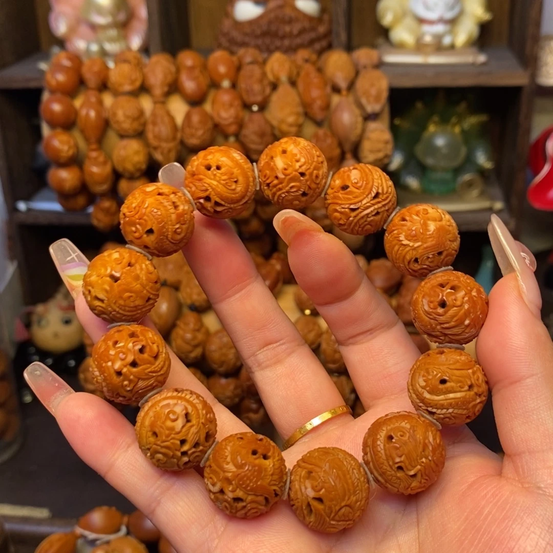 手串/手链橄榄核龙凤呈祥