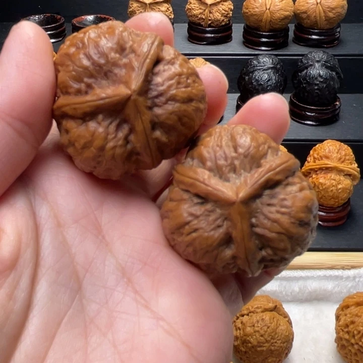 这***管把件文玩核桃三棱