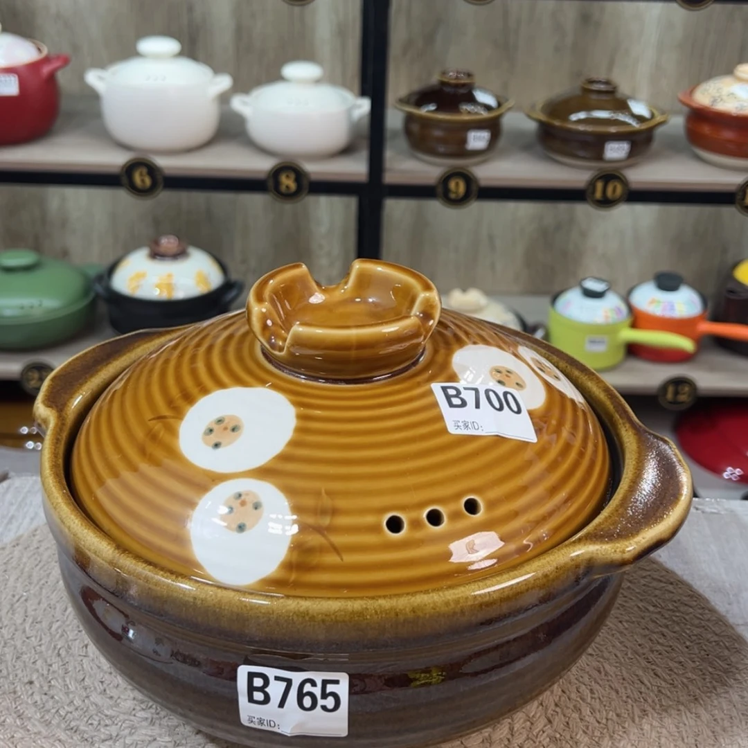 【闪购商品】3.5升粗陶砂锅微瑕疵品765