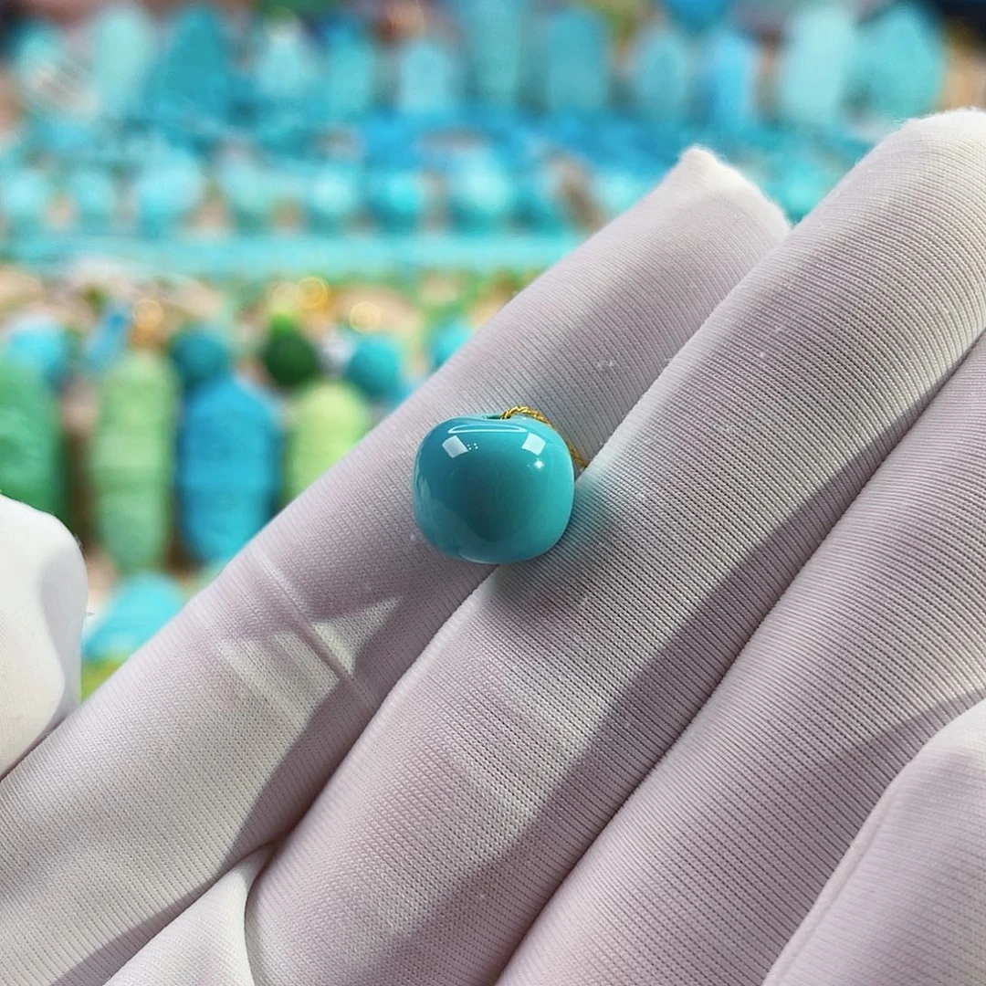 未镶嵌绿松石珠宝奇石