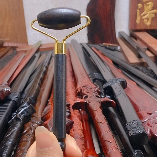 紫光檀木木木按摩棍