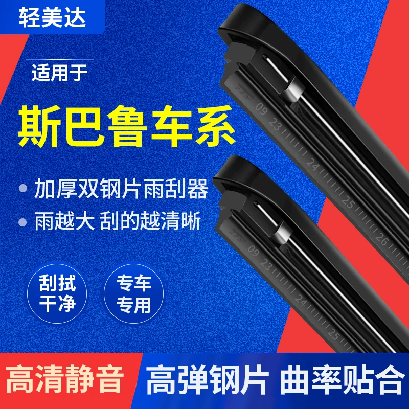 适用斯柯达明锐晶锐雨刮器昕动昕锐速派晶锐柯米克雨刷片胶条